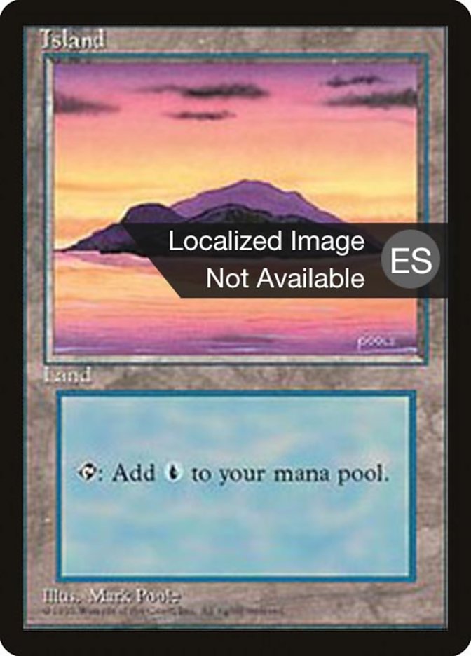 Island (A) [Fourth Edition (Foreign Black Border)] | Gamers Paradise