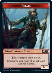 Pirate // Treasure Double-Sided Token [Core Set 2021 Tokens] | Gamers Paradise