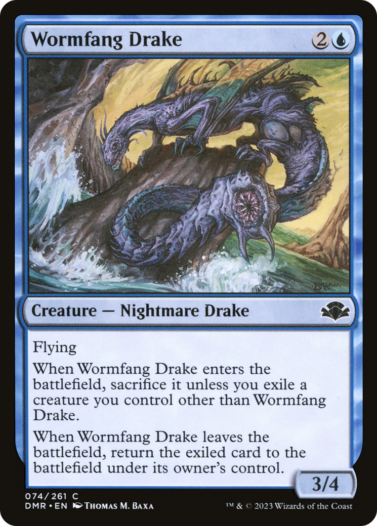 Wormfang Drake [Dominaria Remastered] | Gamers Paradise