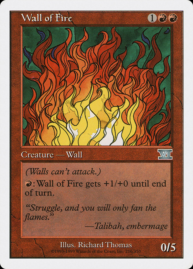 Wall of Fire [Classic Sixth Edition] | Gamers Paradise