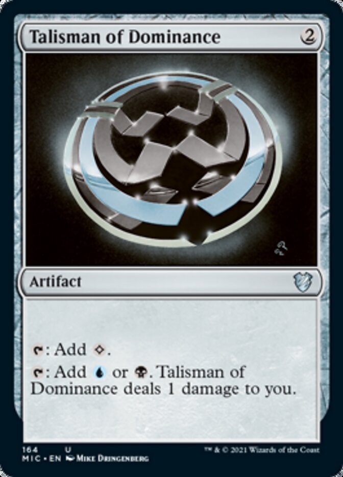 Talisman of Dominance [Innistrad: Midnight Hunt Commander] | Gamers Paradise