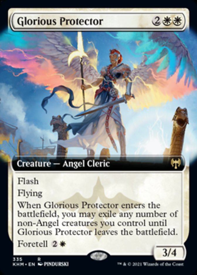 Glorious Protector (Extended Art) [Kaldheim] | Gamers Paradise