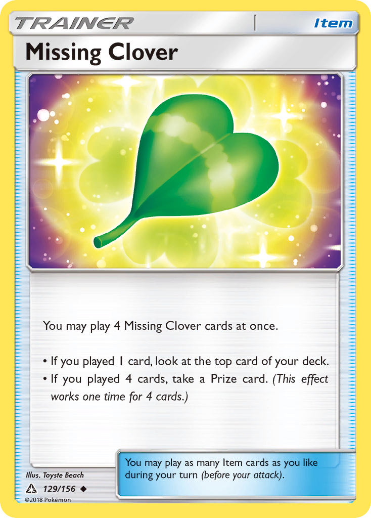 Missing Clover (129/156) [Sun & Moon: Ultra Prism] | Gamers Paradise