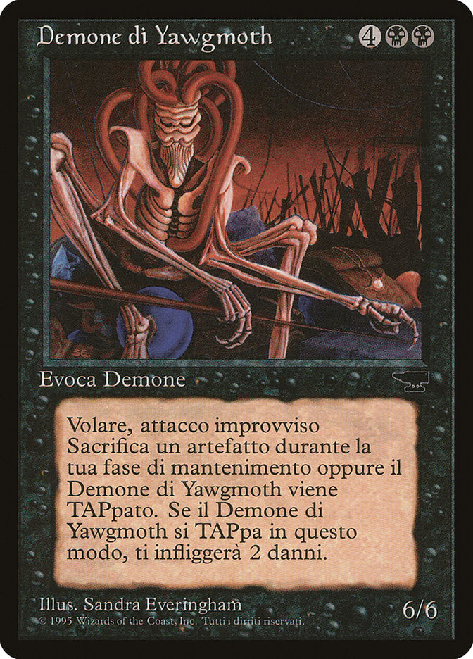 Yawgmoth Demon (Italian) [Rinascimento] | Gamers Paradise