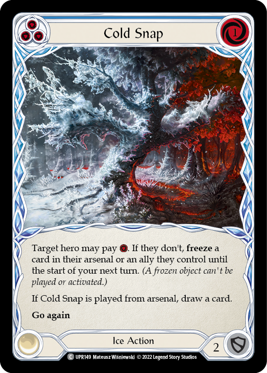 Cold Snap (Blue) [UPR149] (Uprising)  Rainbow Foil | Gamers Paradise
