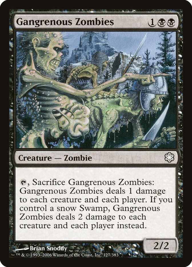 Gangrenous Zombies [Coldsnap Theme Decks] | Gamers Paradise