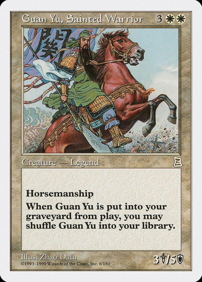 Guan Yu, Sainted Warrior [Portal Three Kingdoms] | Gamers Paradise