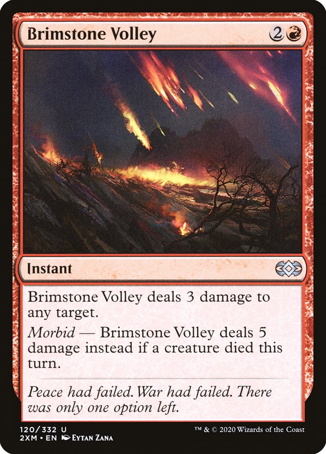 Brimstone Volley [Double Masters] | Gamers Paradise