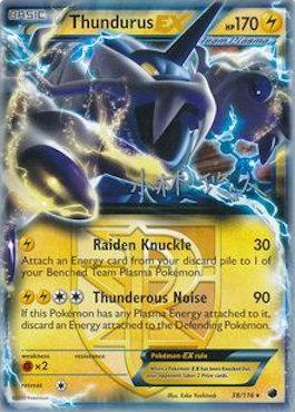Thundurus EX (38/116) (Plasma Power - Haruto Kobayashi) [World Championships 2014] | Gamers Paradise