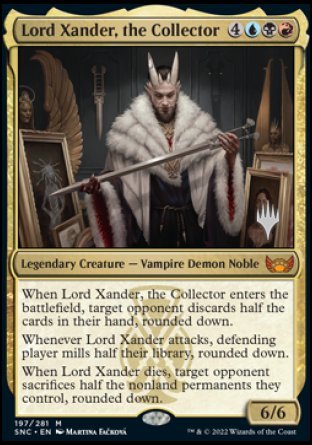 Lord Xander, the Collector (Promo Pack) [Streets of New Capenna Promos] | Gamers Paradise