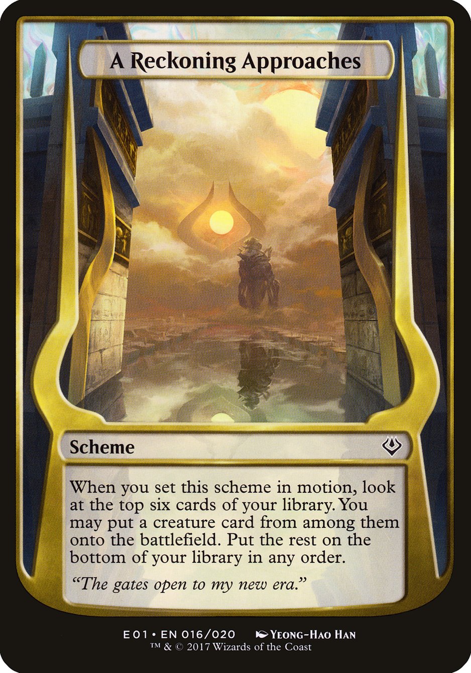 A Reckoning Approaches (Schemes) [Archenemy: Nicol Bolas Schemes] | Gamers Paradise
