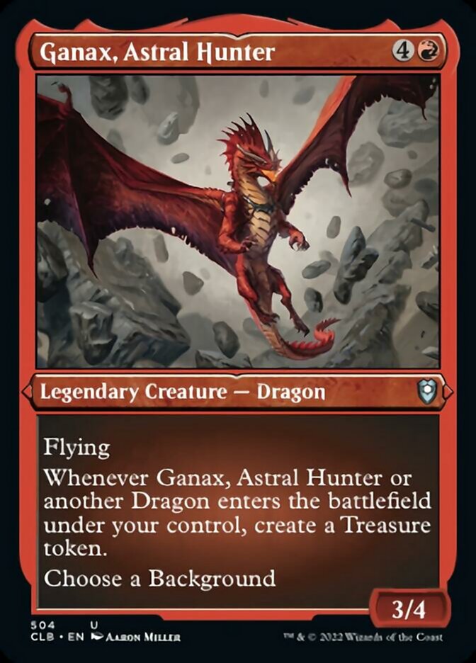 Ganax, Astral Hunter (Foil Etched) [Commander Legends: Battle for Baldur's Gate] | Gamers Paradise