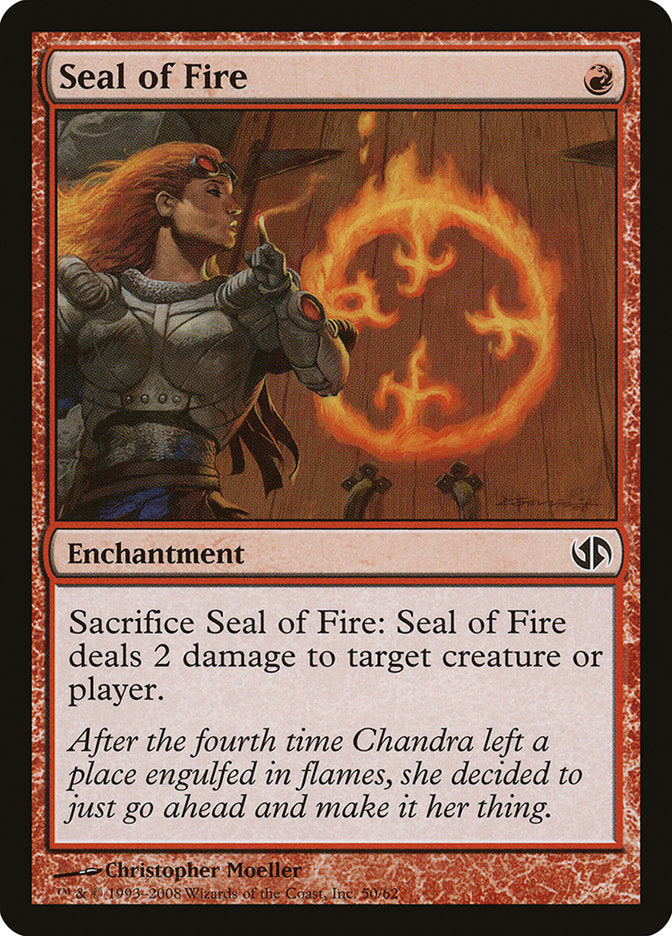 Seal of Fire [Duel Decks: Jace vs. Chandra] | Gamers Paradise