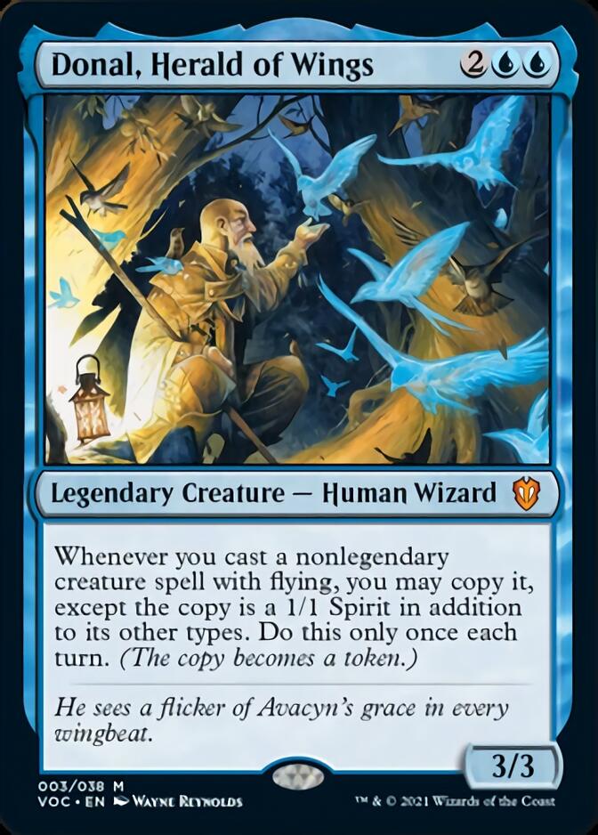 Donal, Herald of Wings [Innistrad: Crimson Vow Commander] | Gamers Paradise