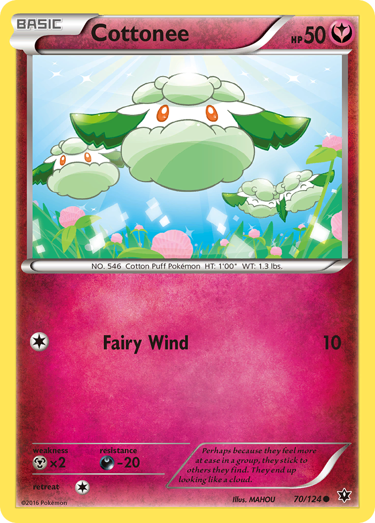 Cottonee (70/124) [XY: Fates Collide] | Gamers Paradise