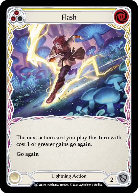 Flash (Yellow) [U-ELE178] Unlimited Rainbow Foil | Gamers Paradise