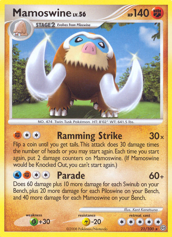 Mamoswine (21/100) [Diamond & Pearl: Stormfront] | Gamers Paradise