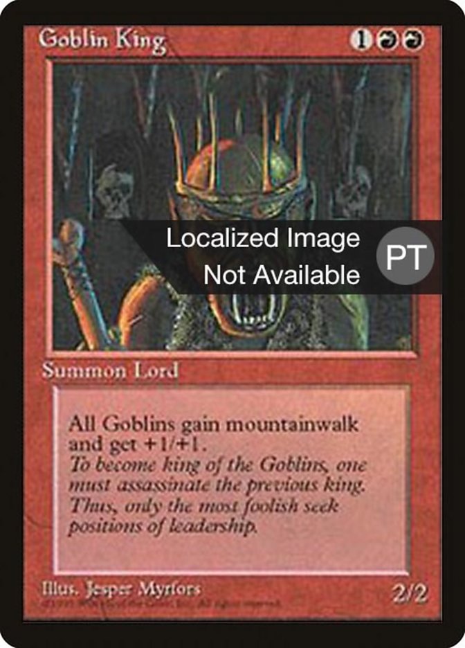 Goblin King [Fourth Edition (Foreign Black Border)] | Gamers Paradise