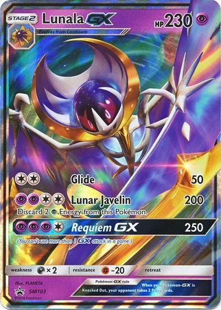 Lunala GX (SM103) (Jumbo Card) [Sun & Moon: Black Star Promos] | Gamers Paradise