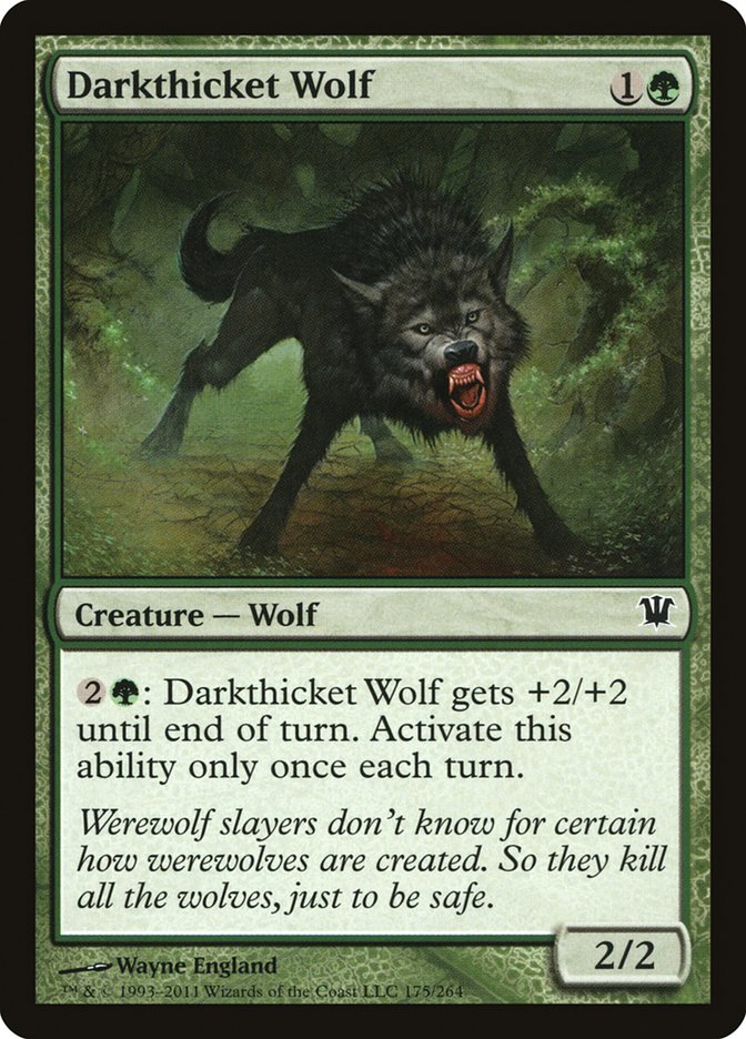Darkthicket Wolf [Innistrad] | Gamers Paradise