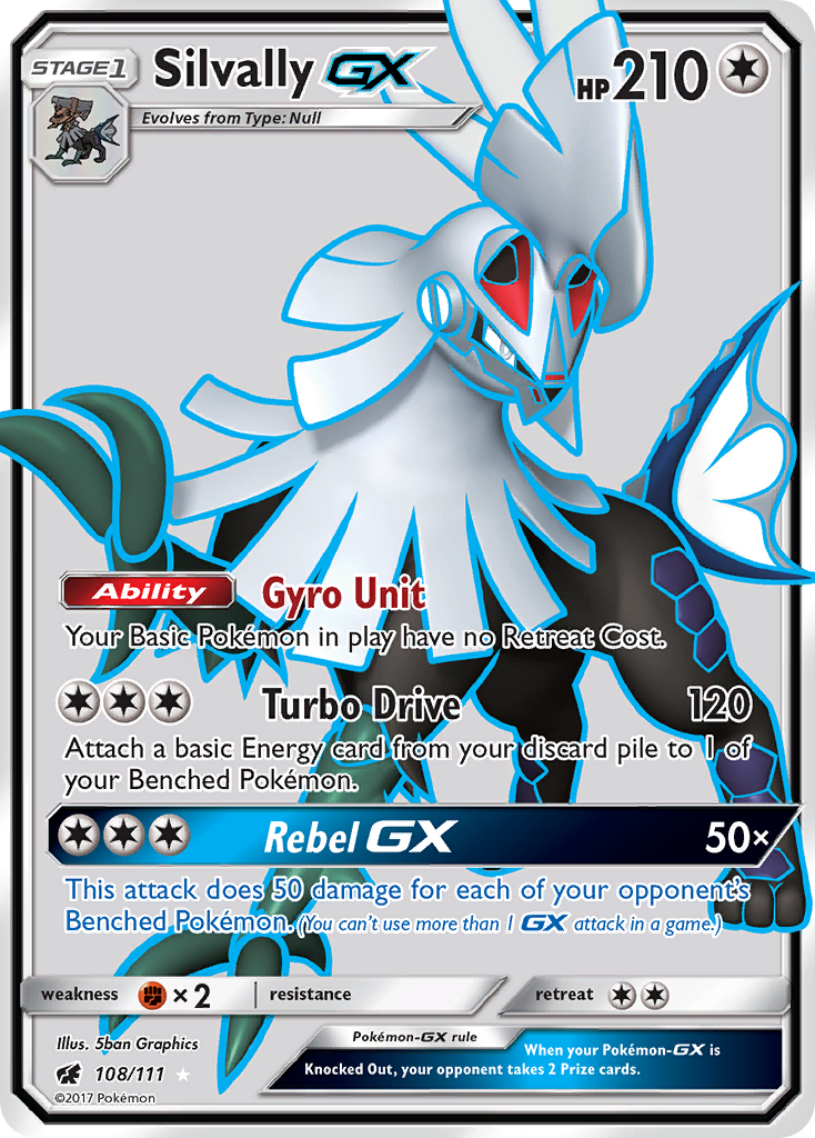 Silvally GX (108/111) [Sun & Moon: Crimson Invasion] | Gamers Paradise