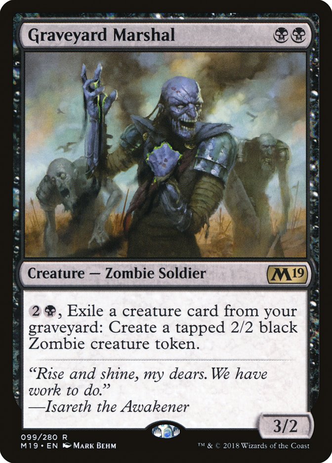 Graveyard Marshal [Core Set 2019] | Gamers Paradise