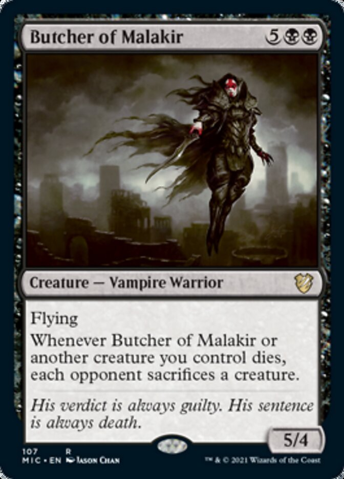 Butcher of Malakir [Innistrad: Midnight Hunt Commander] | Gamers Paradise