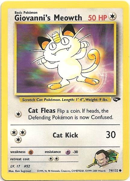 Giovanni's Meowth (74/132) [Gym Challenge Unlimited] | Gamers Paradise