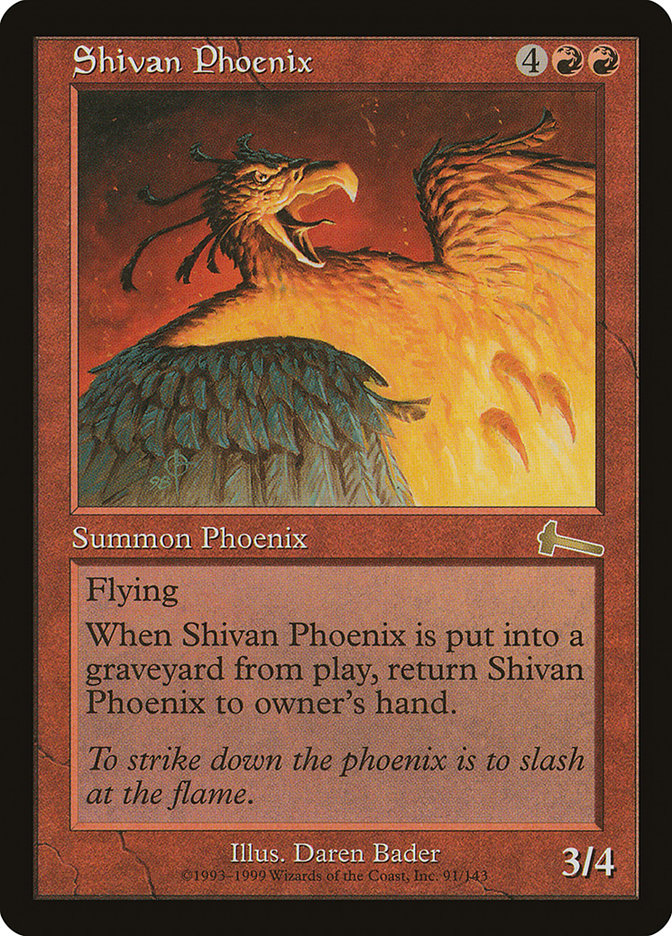 Shivan Phoenix [Urza's Legacy] | Gamers Paradise