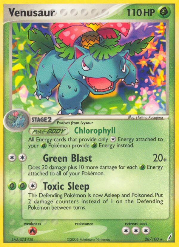 Venusaur (28/100) (Theme Deck Exclusive) [EX: Crystal Guardians] | Gamers Paradise