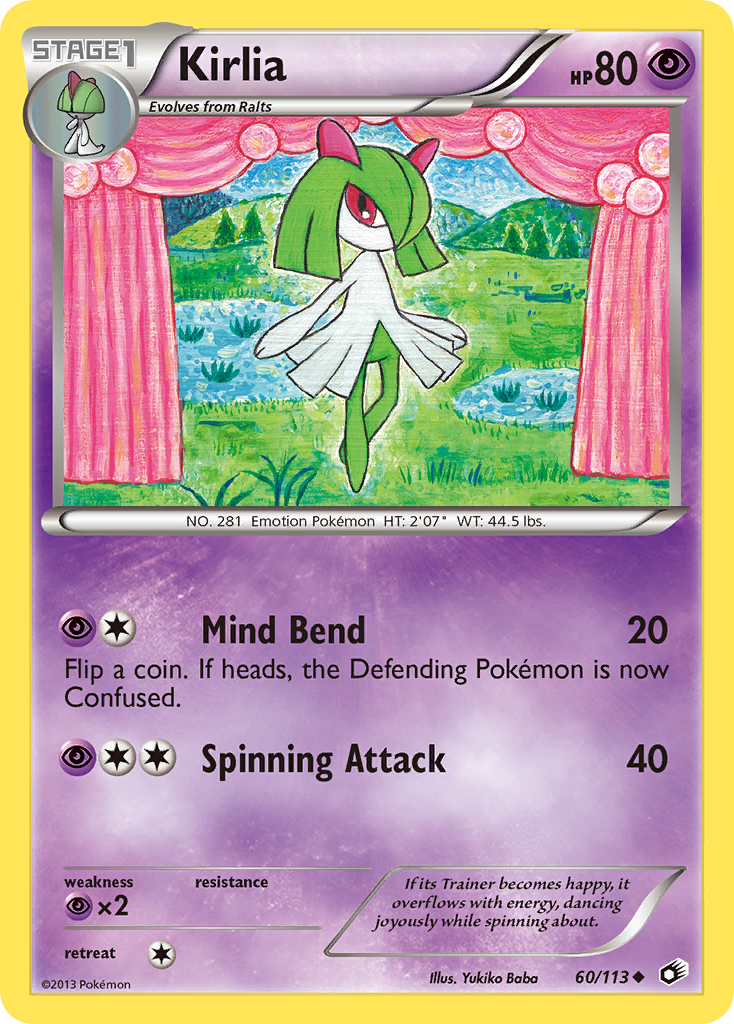 Kirlia (60/113) [Black & White: Legendary Treasures] | Gamers Paradise