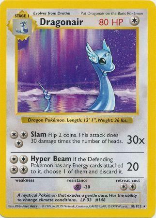 Dragonair (18/102) [Base Set Shadowless Unlimited] | Gamers Paradise