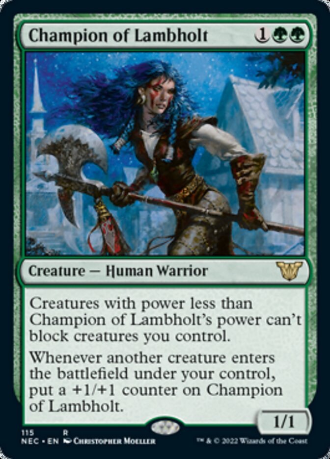 Champion of Lambholt [Kamigawa: Neon Dynasty Commander] | Gamers Paradise