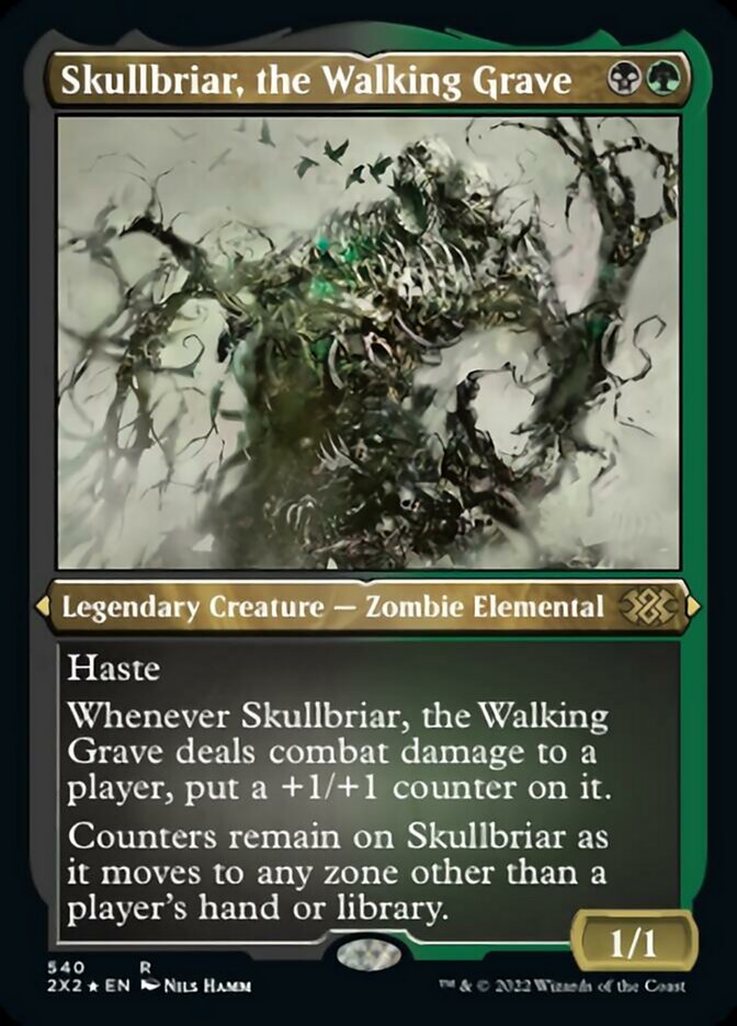 Skullbriar, the Walking Grave (Foil Etched) [Double Masters 2022] | Gamers Paradise