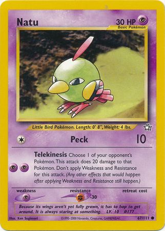 Natu (67/111) [Neo Genesis Unlimited] | Gamers Paradise