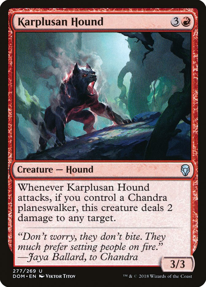 Karplusan Hound [Dominaria] | Gamers Paradise