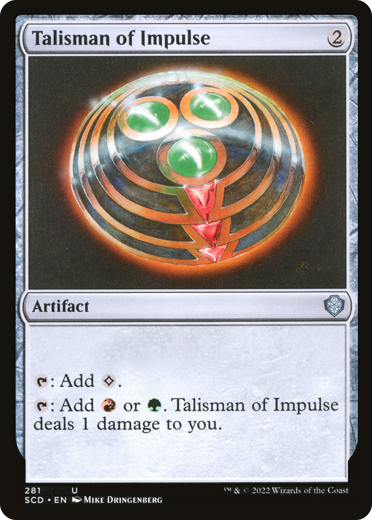 Talisman of Impulse [Starter Commander Decks] | Gamers Paradise