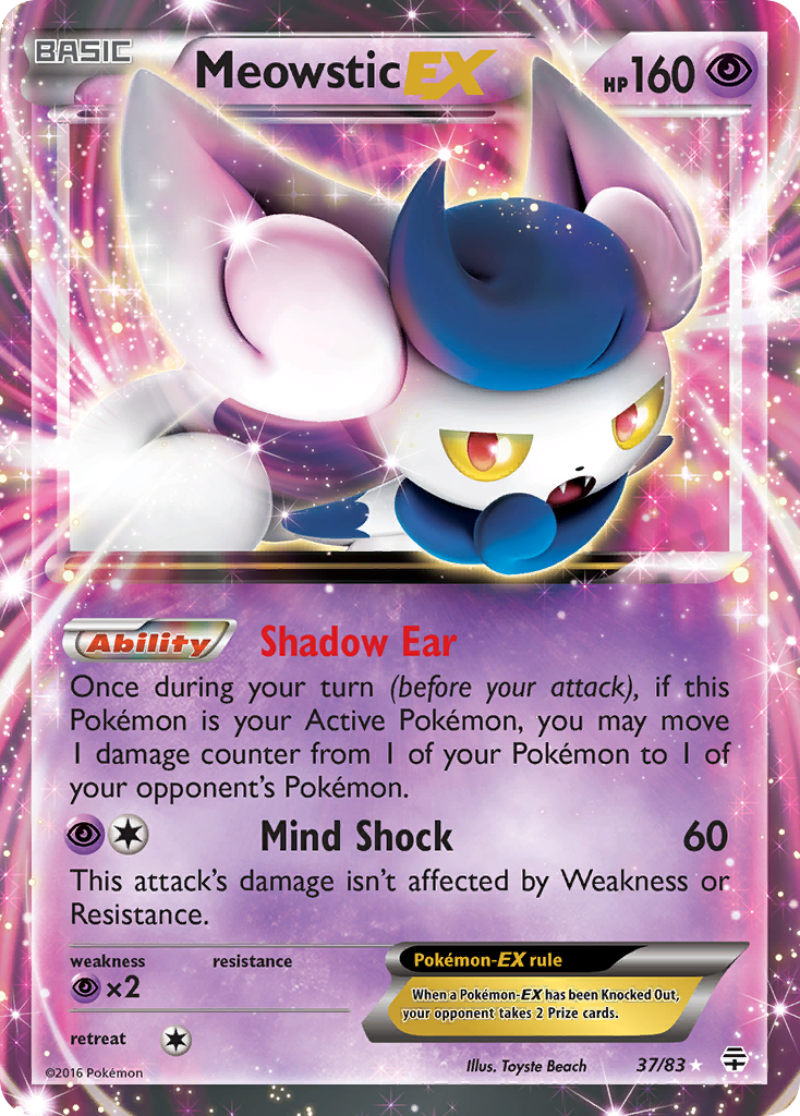 Meowstic EX (37/83) [XY: Generations] | Gamers Paradise