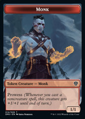 Soldier // Monk Double-Sided Token [Dominaria United Tokens] | Gamers Paradise