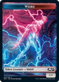 Weird // Zombie Double-Sided Token [Core Set 2021 Tokens] | Gamers Paradise