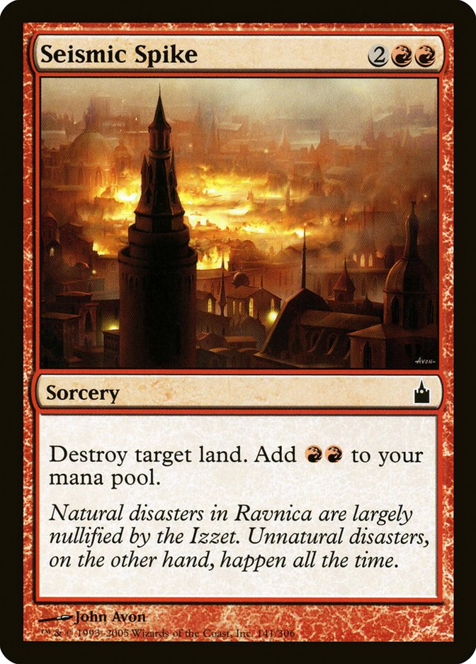 Seismic Spike [Ravnica: City of Guilds] | Gamers Paradise