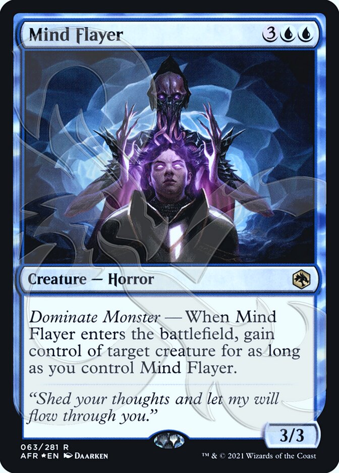 Mind Flayer (Ampersand Promo) [Dungeons & Dragons: Adventures in the Forgotten Realms Promos] | Gamers Paradise
