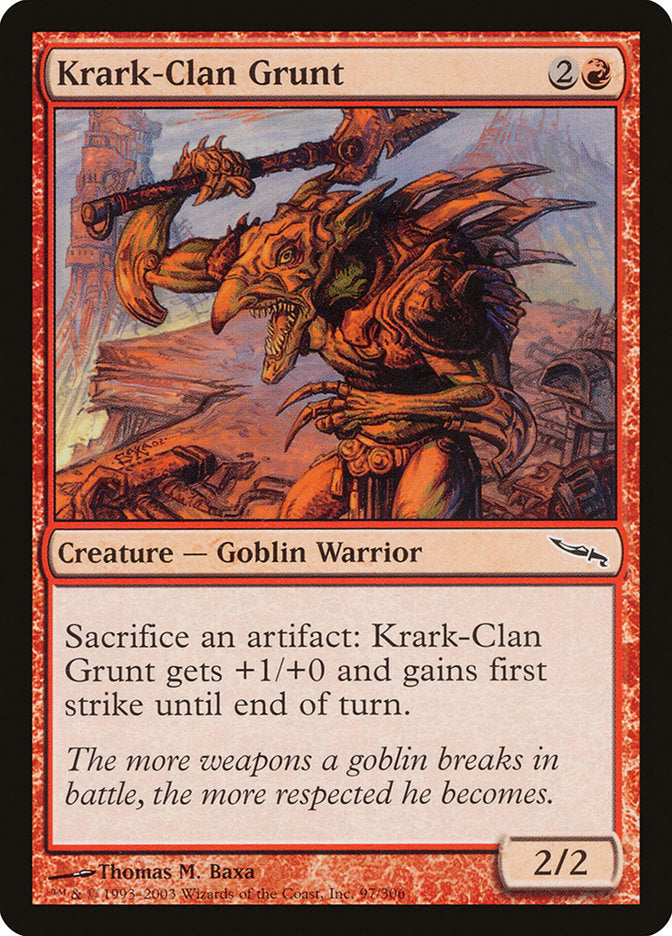 Krark-Clan Grunt [Mirrodin] | Gamers Paradise