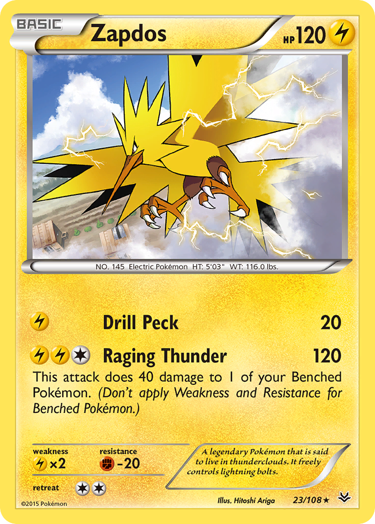 Zapdos (23/108) [XY: Roaring Skies] | Gamers Paradise