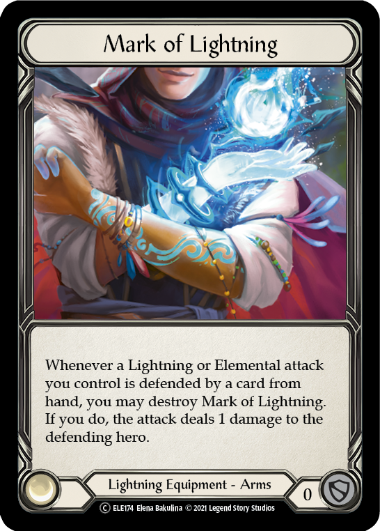 Mark of Lightning [U-ELE174] Unlimited Rainbow Foil | Gamers Paradise