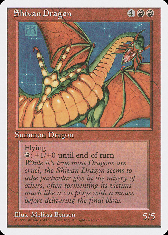 Shivan Dragon [Fourth Edition] | Gamers Paradise