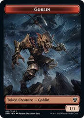 Zombie Knight // Goblin Double-Sided Token [Dominaria United Commander Tokens] | Gamers Paradise