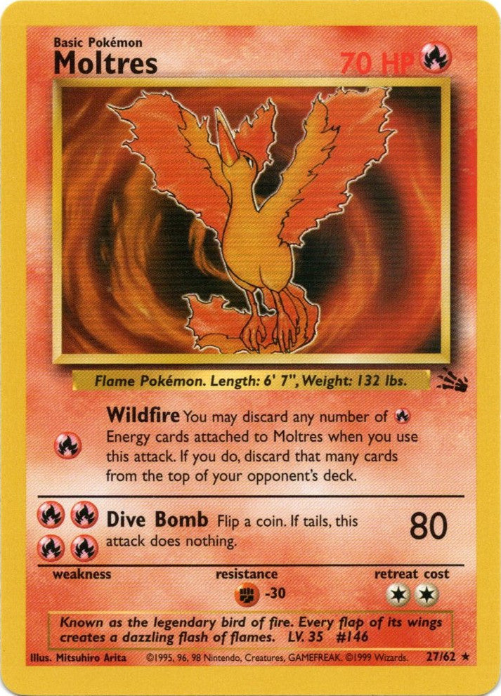 Moltres (27/62) [Fossil Unlimited] | Gamers Paradise