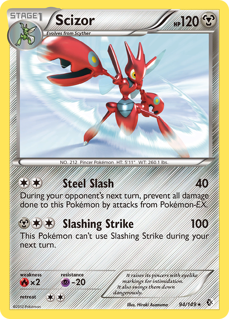 Scizor (94/149) [Black & White: Boundaries Crossed] | Gamers Paradise