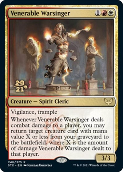 Venerable Warsinger [Strixhaven: School of Mages Prerelease Promos] | Gamers Paradise